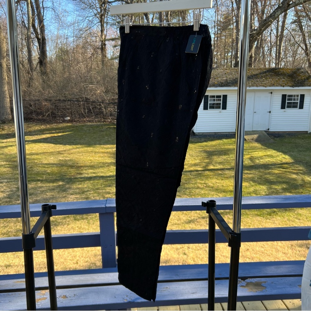 Limelight trousers small in black embroidered